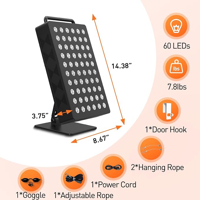 60leds Black