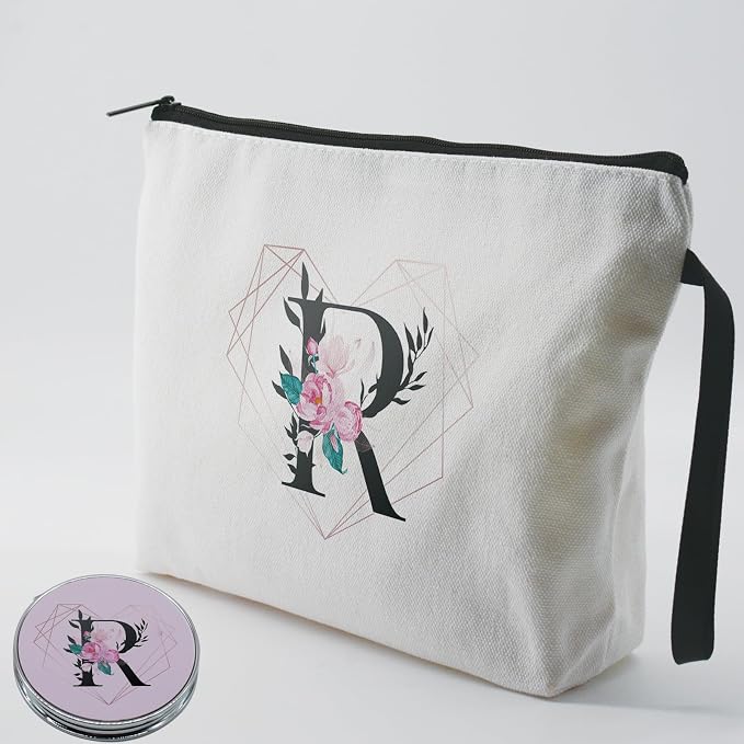 Diamond-like Ietter R Floral-white