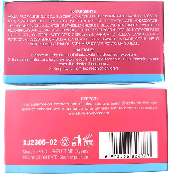 Niacinamide Hydrogel Eye Mask