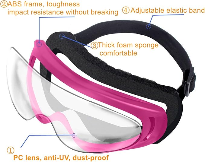 White+black+pink+blue /Clear Lens