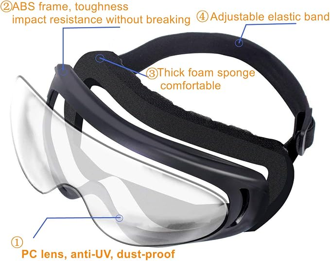 Black Frame/Clear Lens