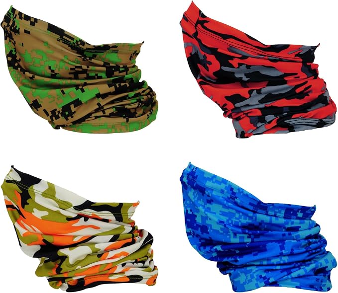 4 Cooling Neck Gaiters Camouflage Digital