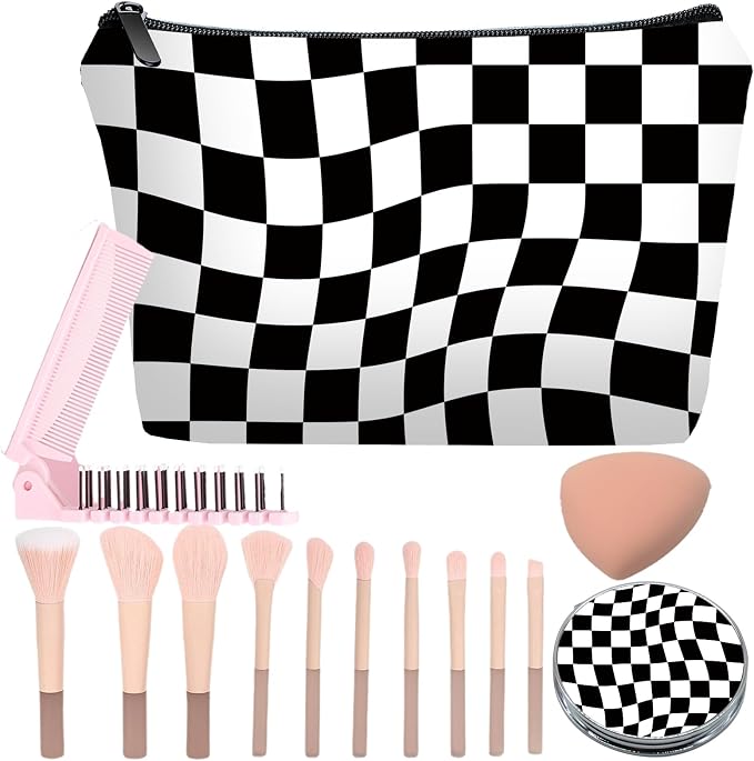 Checkered Black