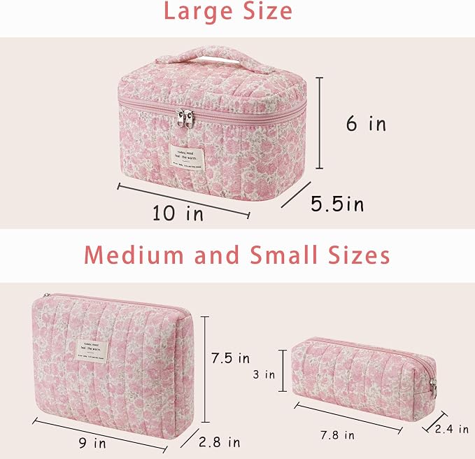 24 3pcs Watercolor Pink Flower
