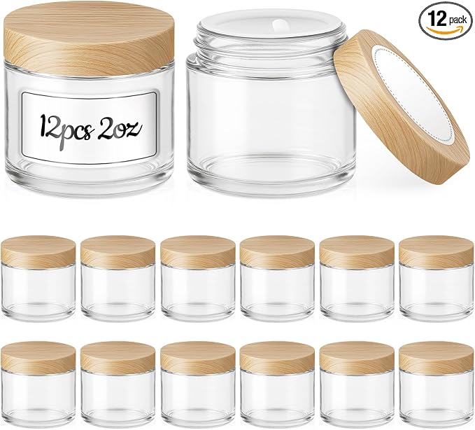 Clear-12Pcs 2 Oz