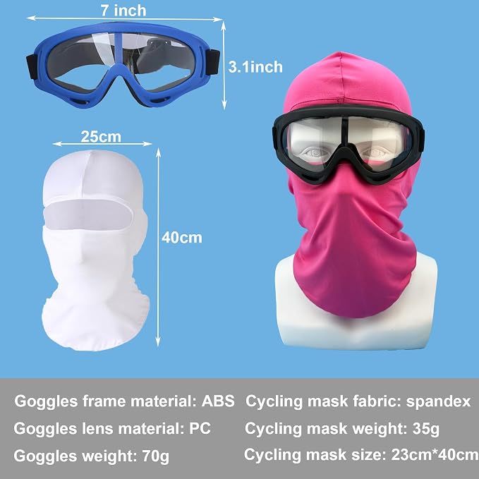 White+black+pink+blue /Clear Lens