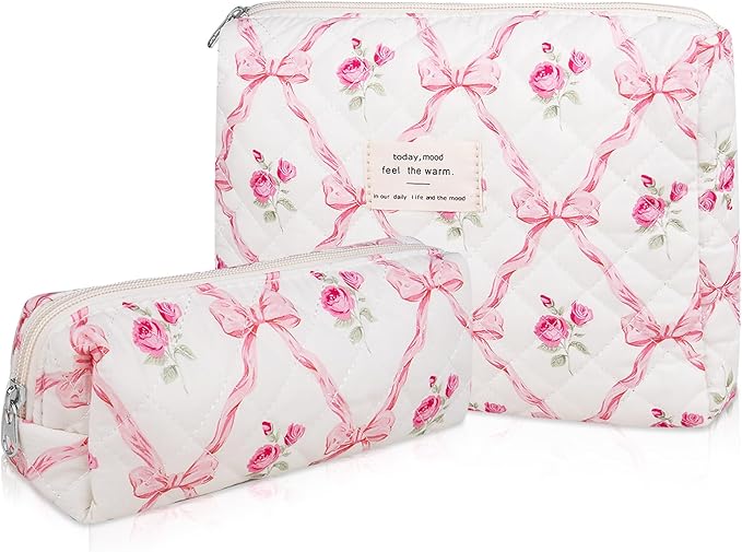 2pc Pink bow