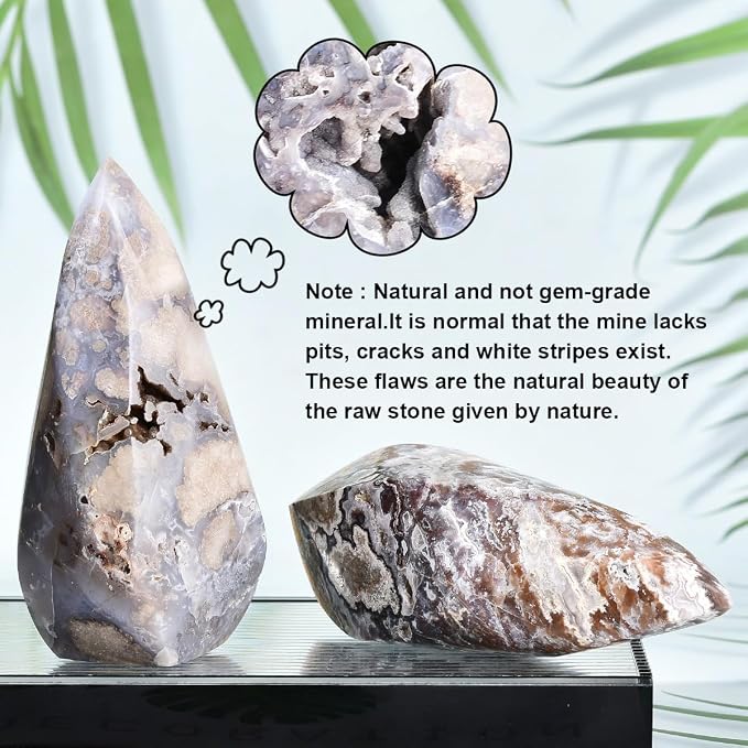 Blue Cherry Blossom Agate