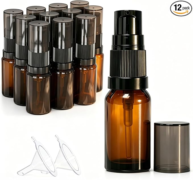 10ml amber 12pcs