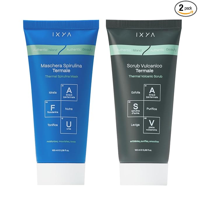Spirulina Mask + Volcanic Scrub