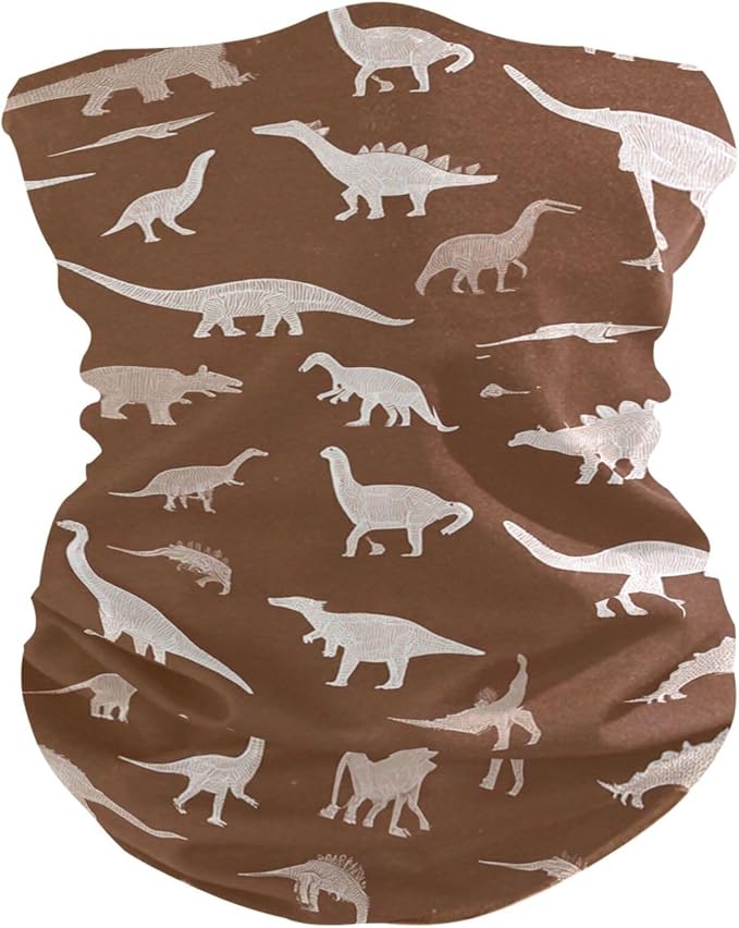 Brown Dinosaur Silhouette Cute