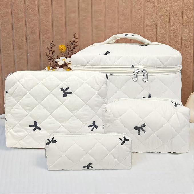 4pcs-embroidered Bow