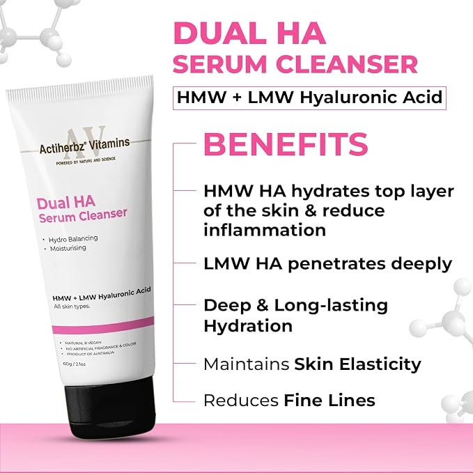 DUAL HA Cleanser 60 G-Serum-30 ML
