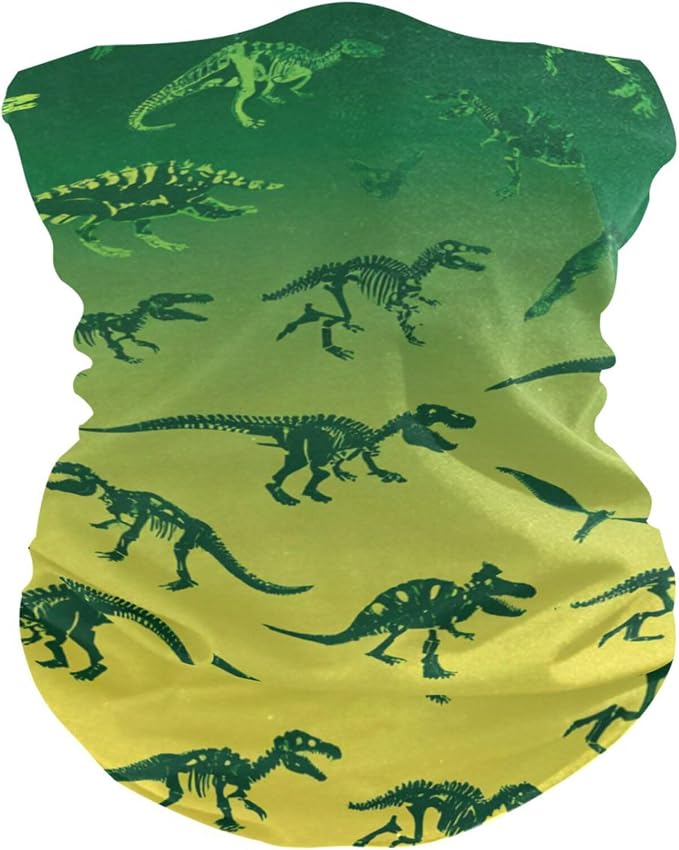 Gradient Green and Yellow Dinosaur