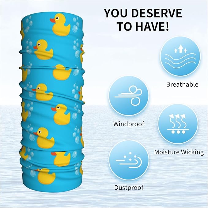Cute Rubber Duck and Bubble
