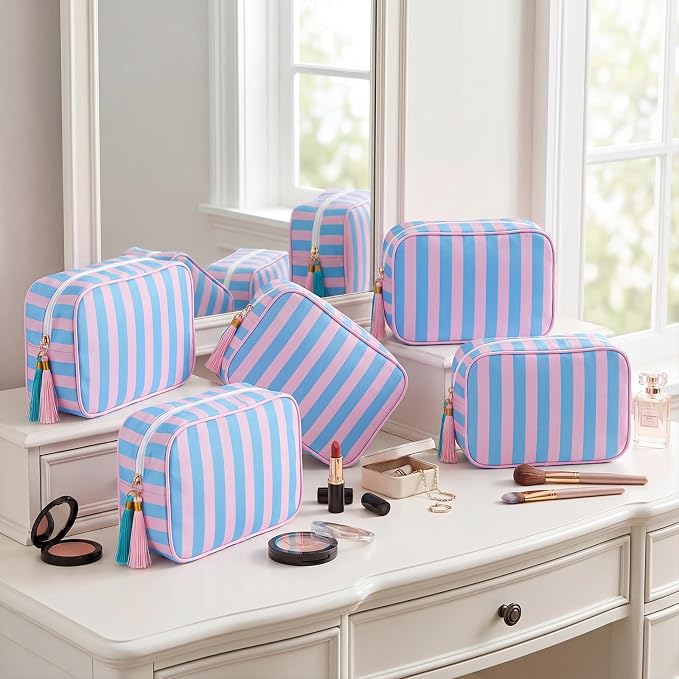 Peony Pink and Slate Blue