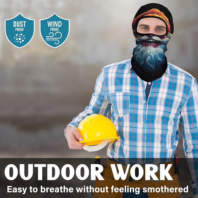 Men With White Beard Smile