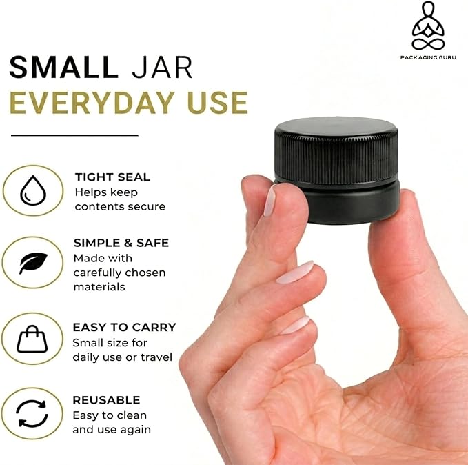Black Glass with Black Lid