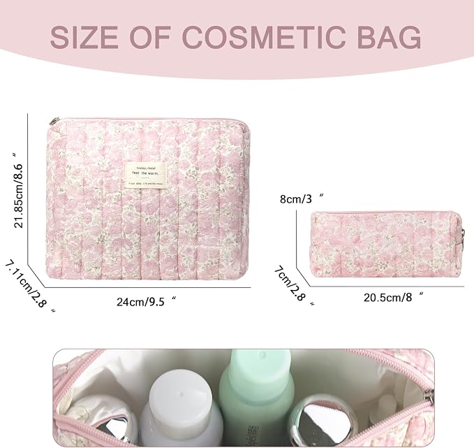 2pc Pink Flower