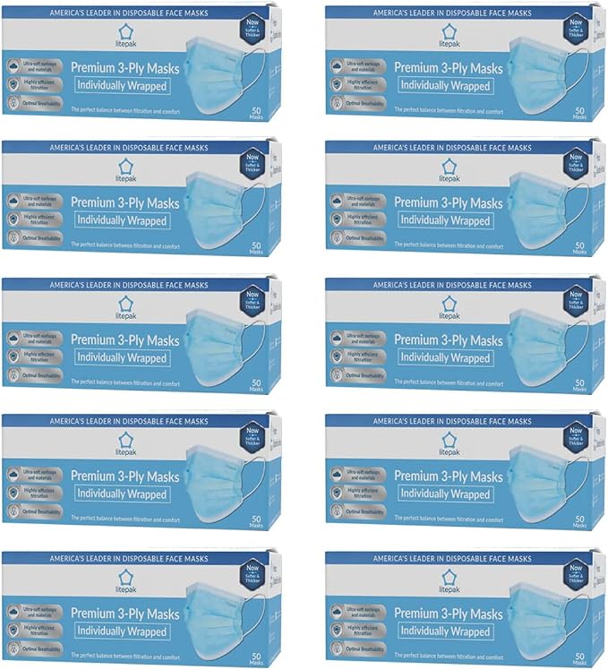 Individually Wrapped - Blue 500pcs