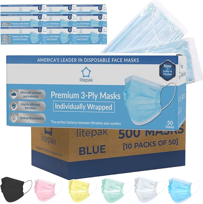 Individually Wrapped - Blue 500pcs
