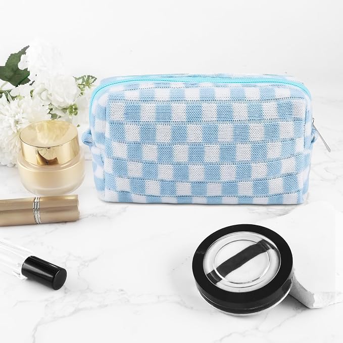 Checkered 6Pcs M Blue