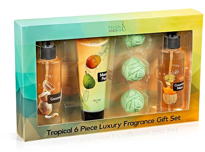 Coconut, Cucumber, Mango Pear w/ Bath Fizzer