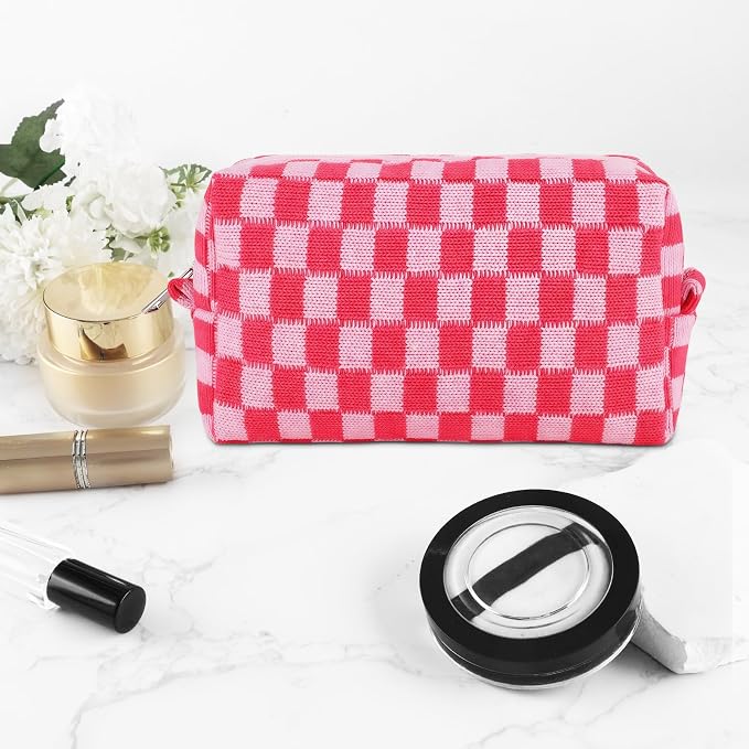 Checkered 6Pcs M Pink