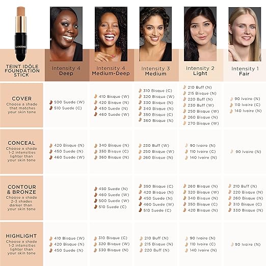 250 Bisque W: light-medium skin with warm undertones