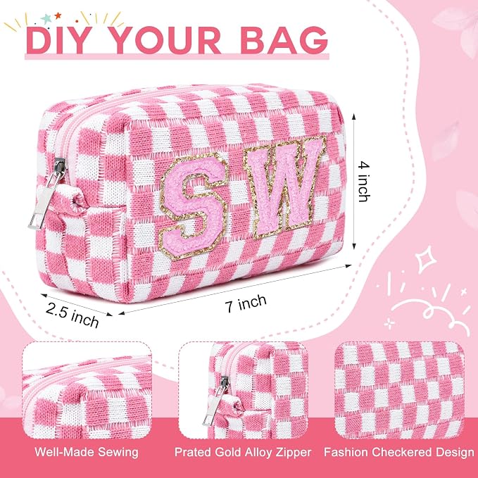 Pink checkered