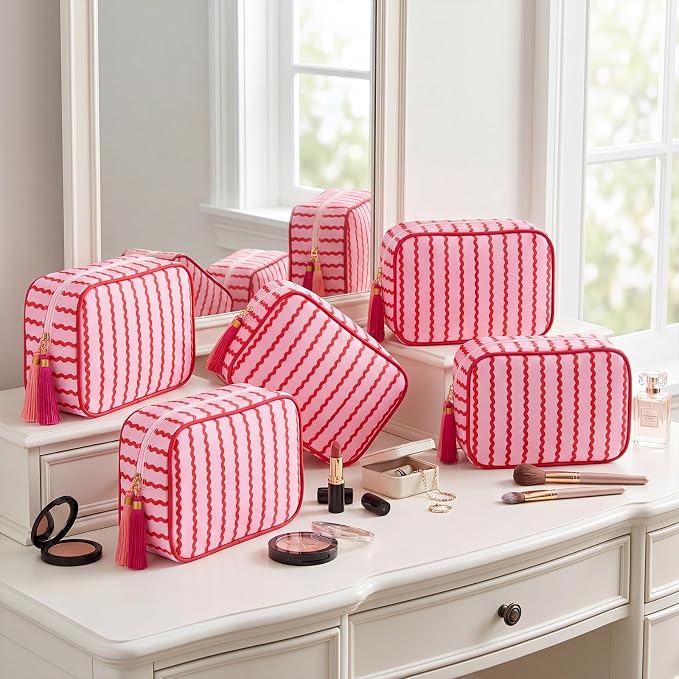 Raspberry Red and Light Pink