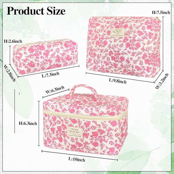 B-3Pcs Pink