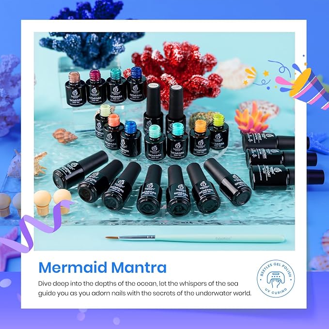 20 Colors Mermaid Mantra