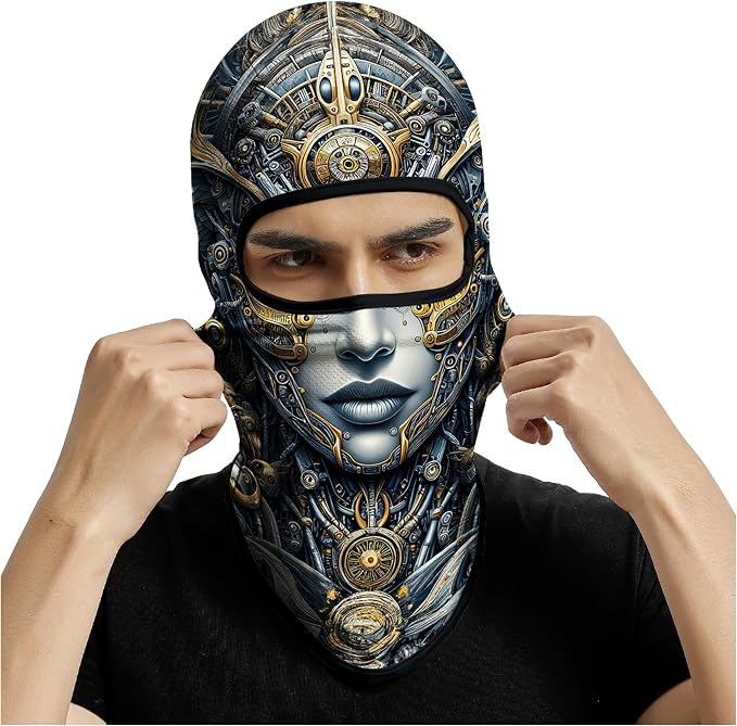 Women Gold Machine Face
