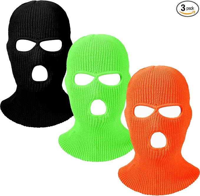 Green, Orange, Black