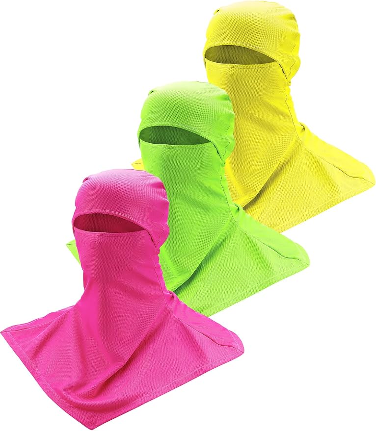 Yellow, Green, Pink