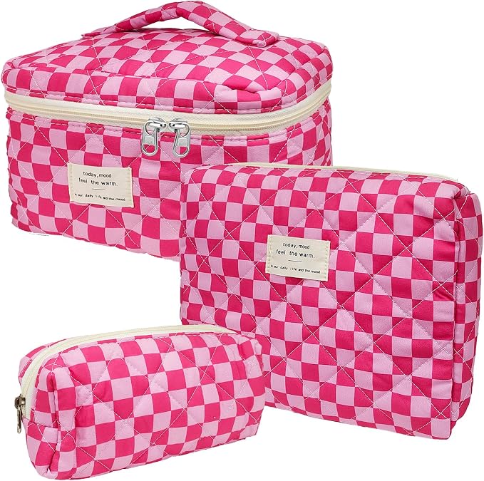 3pcs-PinkChecker