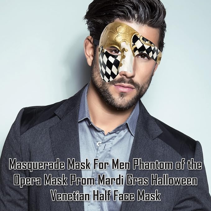 Black Gold Checkered