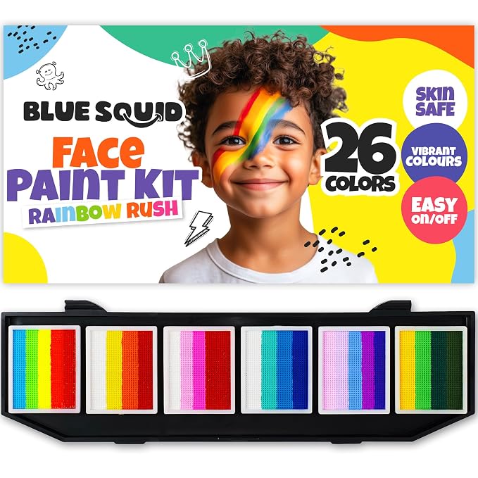 Rainbow Split Cake