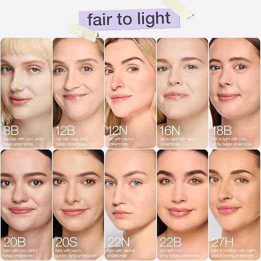 22N light neutral (light skin with a balance of warm & cool undertones)