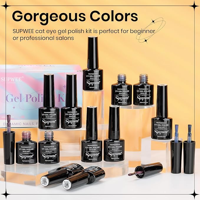 12 Colors-Magic Cat Eye Gel