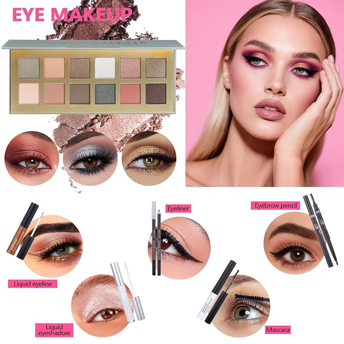 12 color makeup kit