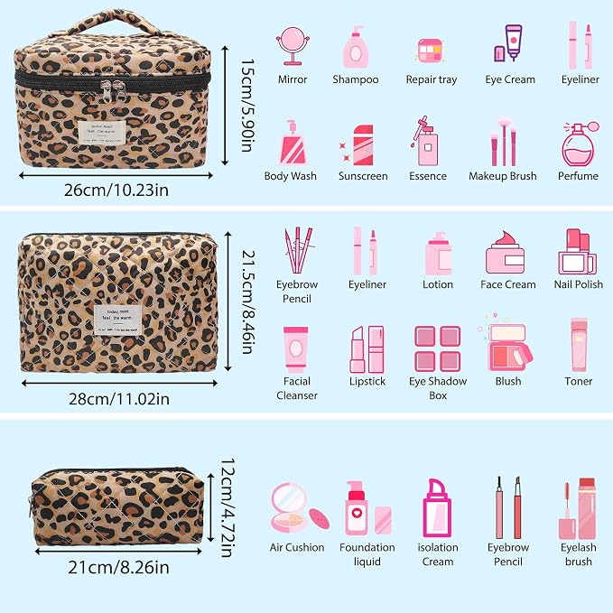 3pcs-Classicleopard