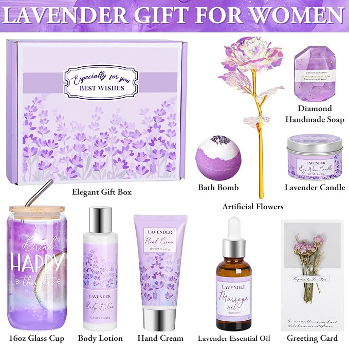 9Pcs Lavender