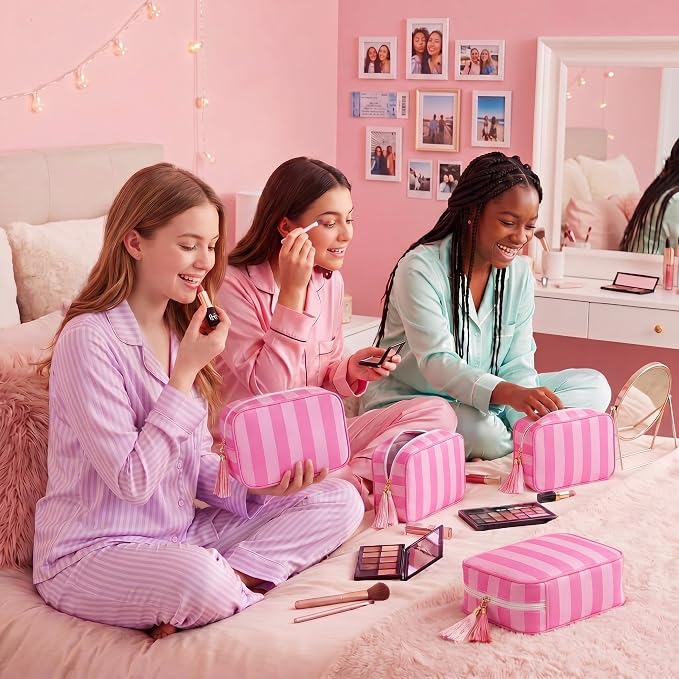 Bright Pink and Candy Pink
