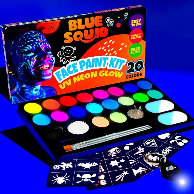UV Face Paint Kit