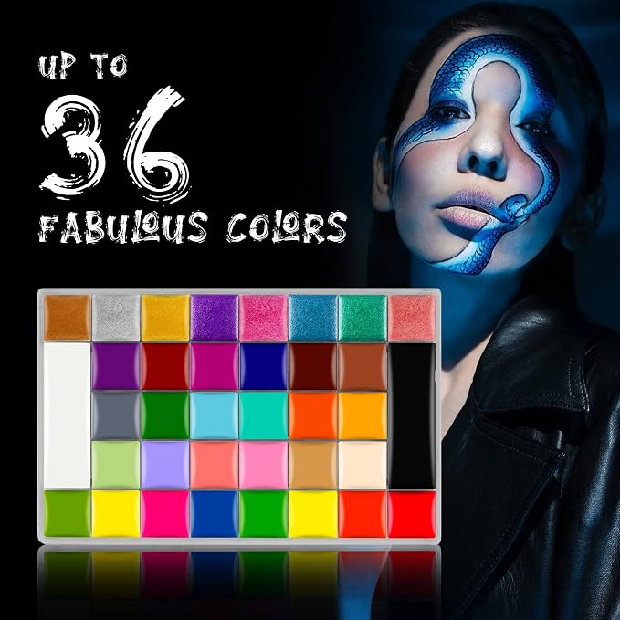 36 Colors With 10 Brushes