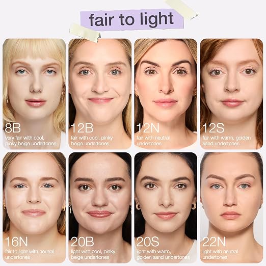 12S fair (fair skin with warm, golden undertones)