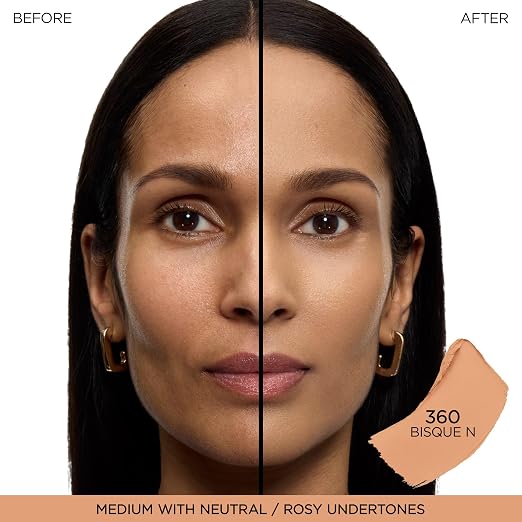 360 Bisque N: medium skin with neutral/rosy undertones