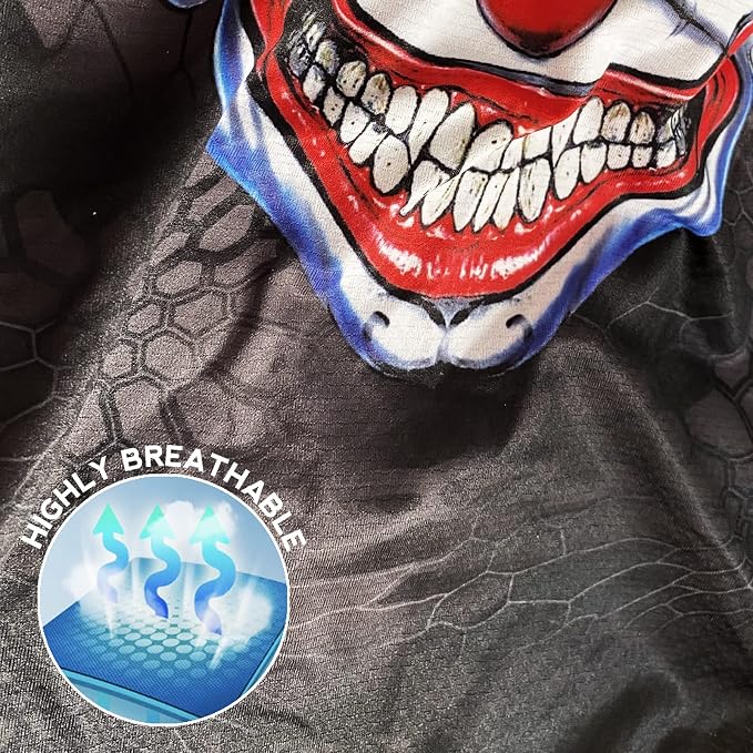 Clown Triangle White Face Smile